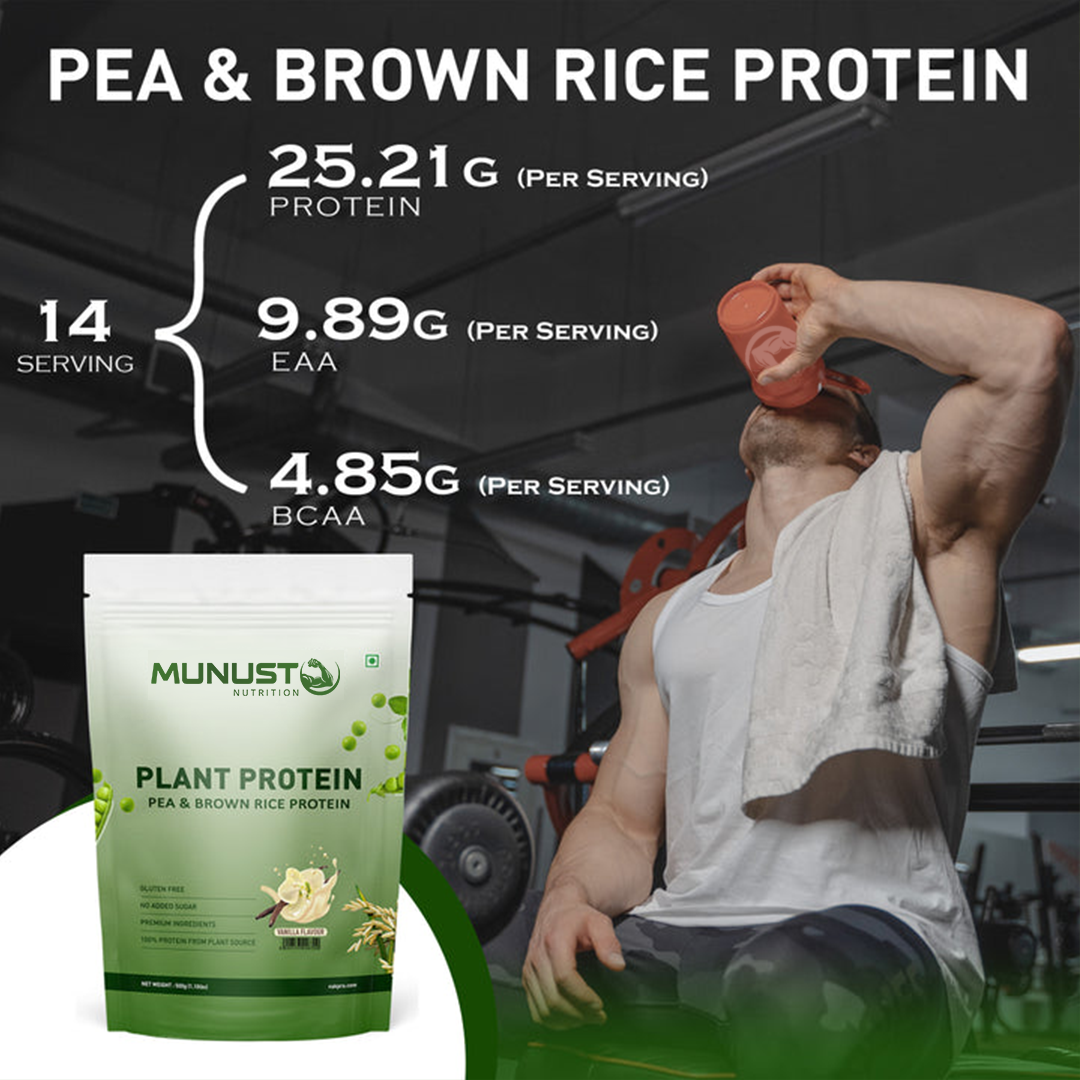 MUNUST® Plant Protein Powder | Plant Based Protein