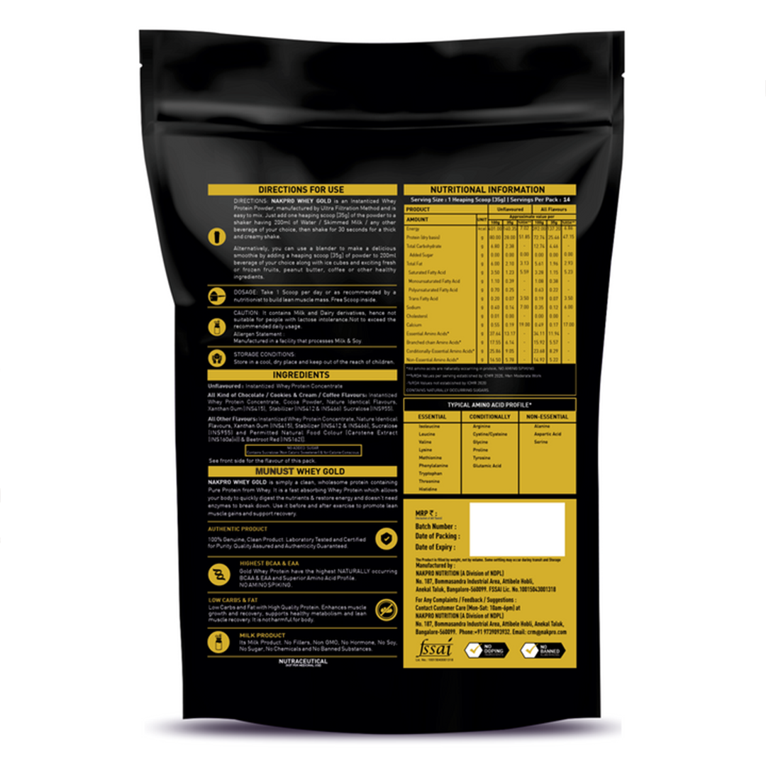 Gold Premium Whey Protein Blend